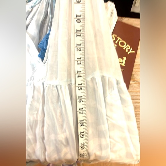 Oliphant,Ombre Silk Dress ,Exotic Silk/Cotton Blend, Pockets, Semi-Sheer,Size S - Picture 13 of 15